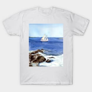 Sailing in Maine 2 T-Shirt